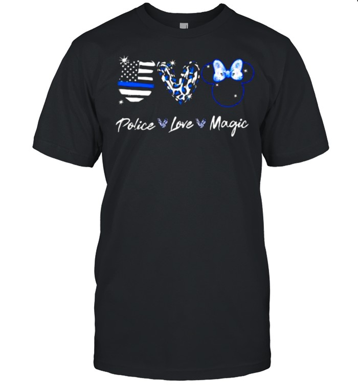 Police Love Magic American Mickey Shirt