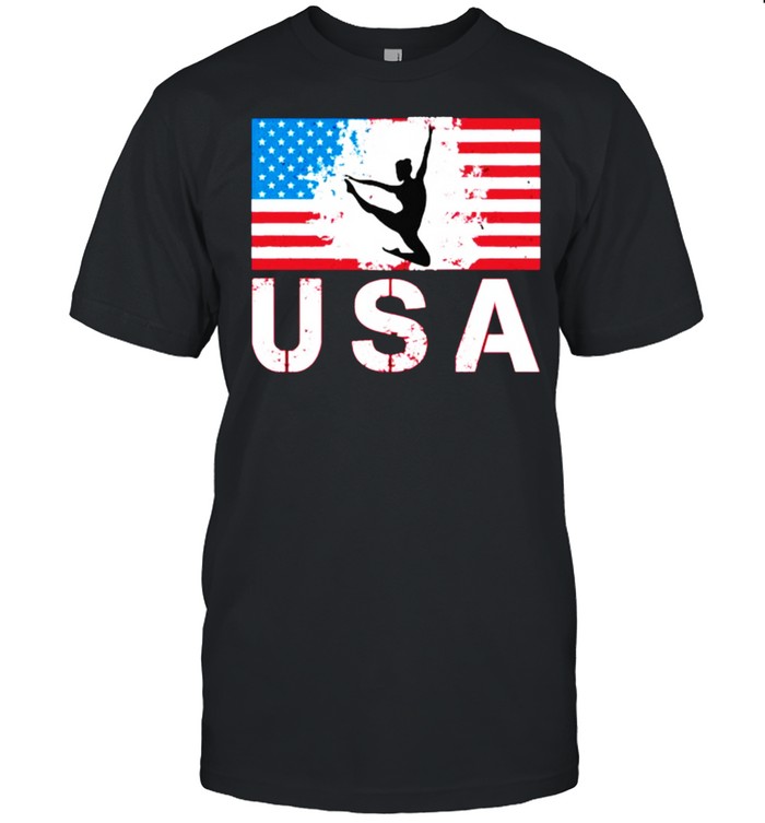 USA Gymnastics American flag T- Classic Men's T-shirt
