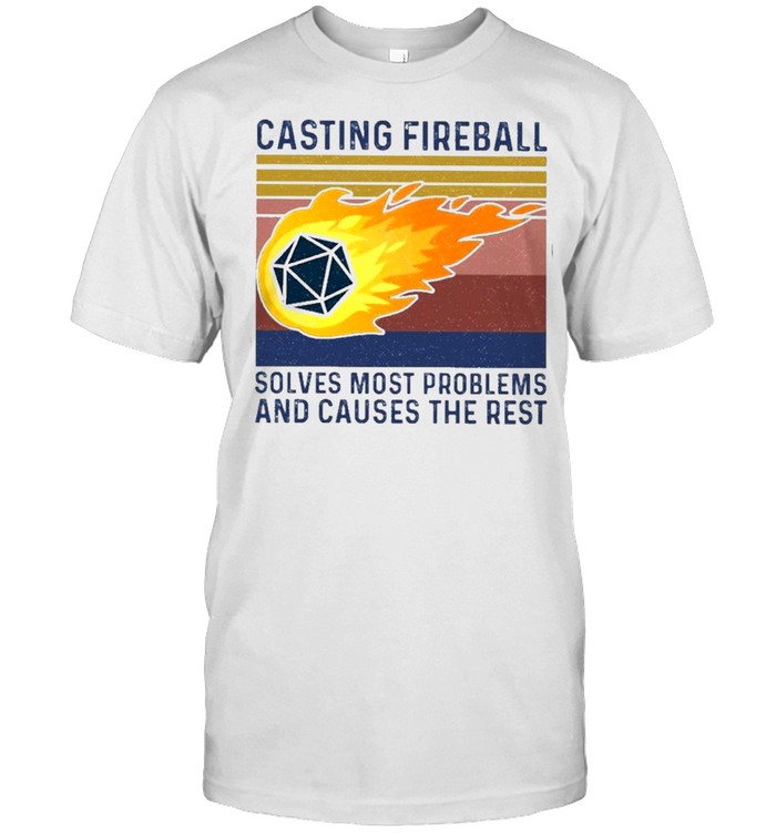 Casting fireball solves most problems and causes the rest vintage shirt Classic Men's T-shirt