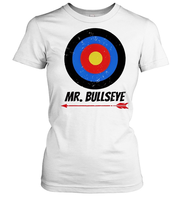 Archery Boys Cool Mr. Bullseye T-shirt Classic Women's T-shirt