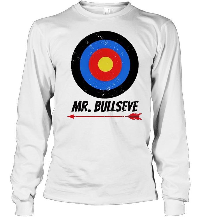 Archery Boys Cool Mr. Bullseye T-shirt Long Sleeved T-shirt