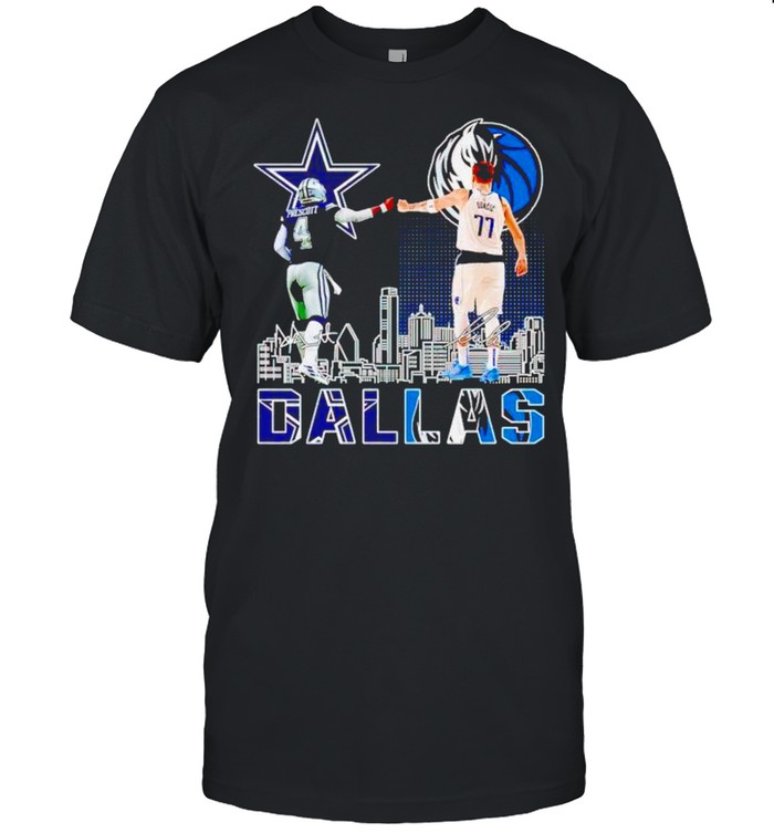 Dallas city champions players Prescott and Doncic shirt Classic Men's T-shirt