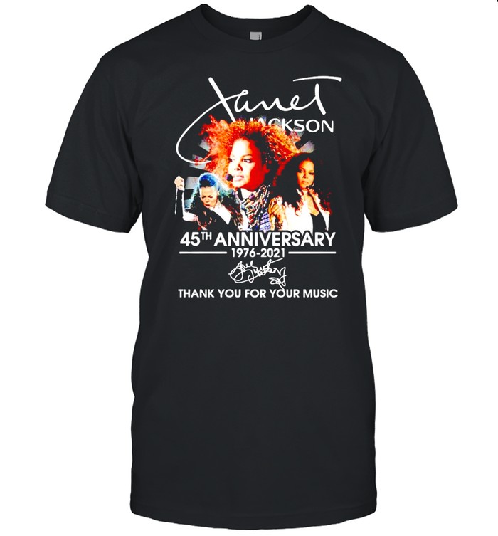 Jame’​ Jackson 45th Anniversary 1976 2021 thank you for the memories shirt Classic Men's T-shirt
