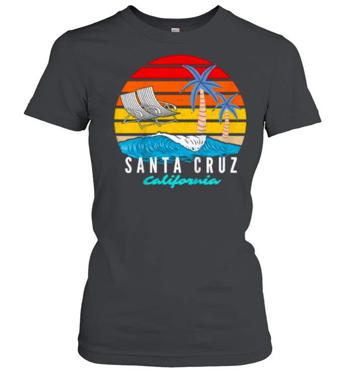 Santa Cruz California Beach Vintage T- Classic Women's T-shirt