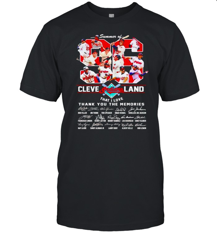 Summer of 96 Cleveland Indians that I love thank you for the memories shirt