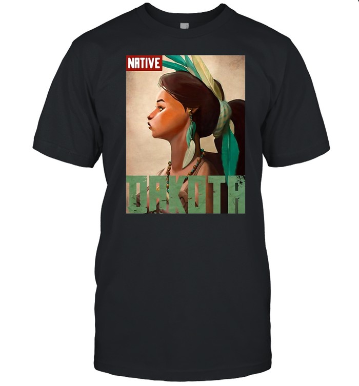 Indian Native Dakota Tribe Women T-shirt Classic Men's T-shirt