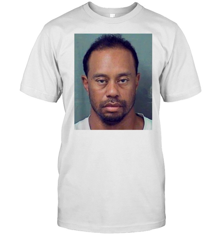 Tiger Woods Mugshot shirt