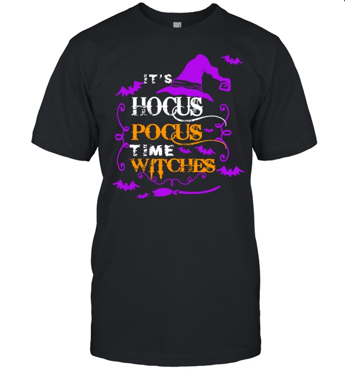 It's Hocus Pocus Time Witches Horror Night Costume shirt Classic Men's T-shirt