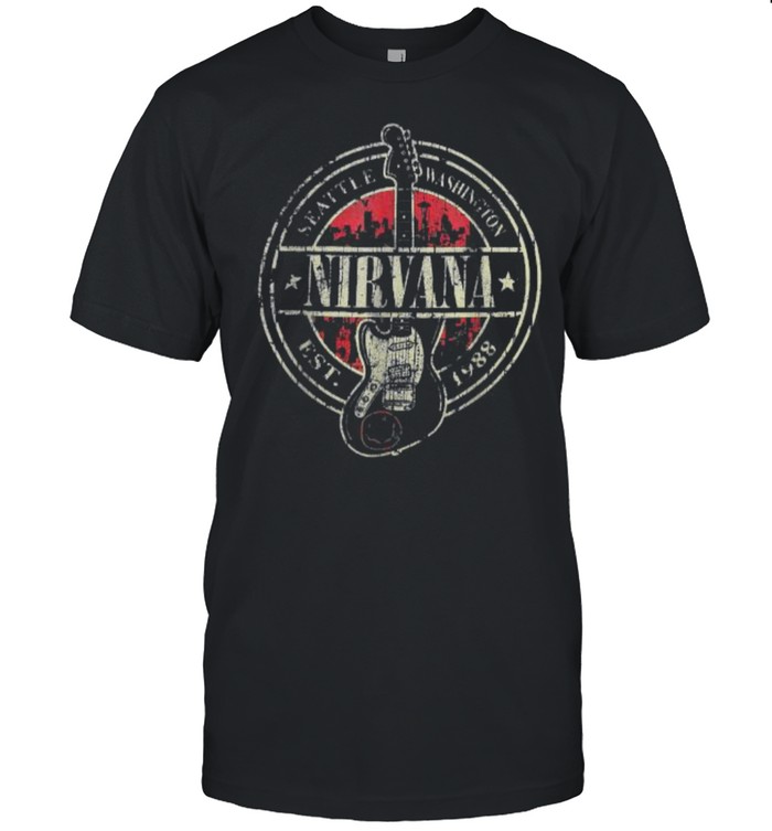 Nirvanas Seattle Washington 1988 Music Legend T- Classic Men's T-shirt