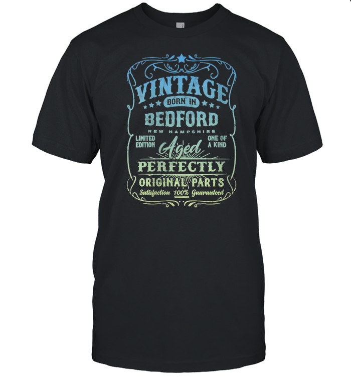 Vintage Born In Bedford Original Parts T- Classic Men's T-shirt