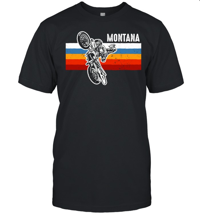 Montana Dirt Bike Clothing Vintage Motocross Dirt Bike shirt