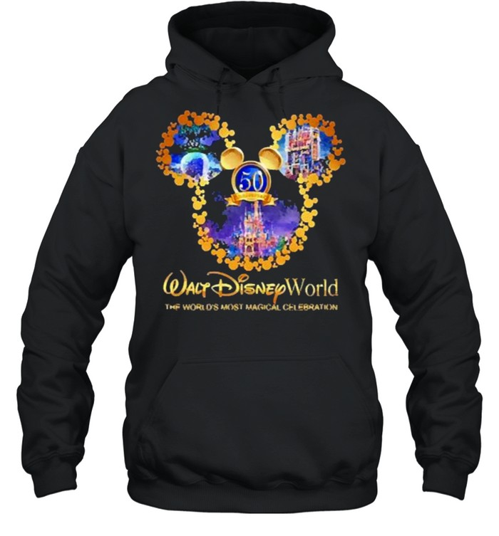 50th anniversary walt disney world the worlds most magical celebration shirt Unisex Hoodie