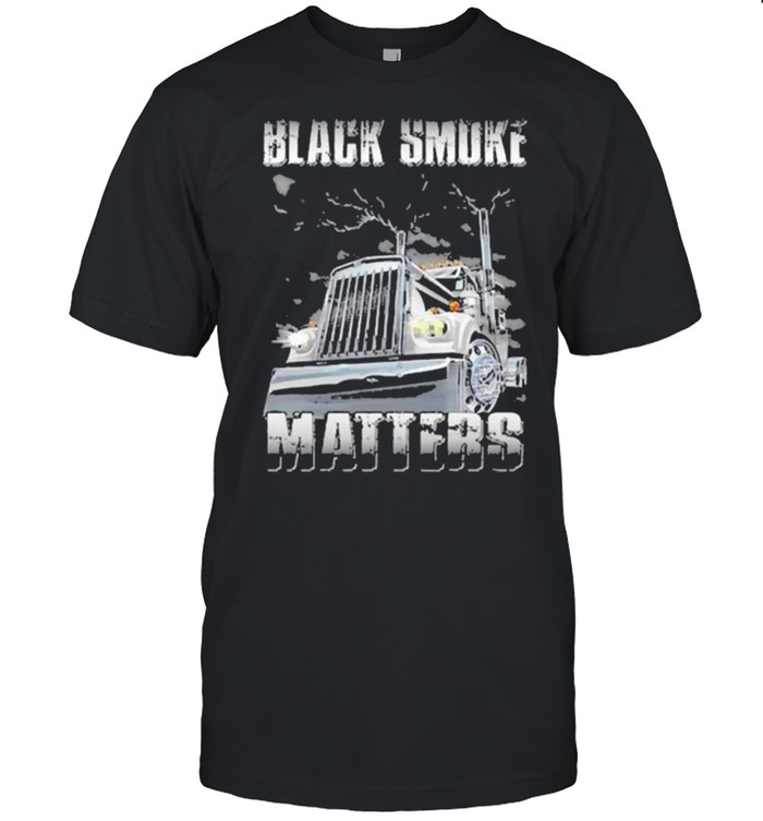 black smoke matters truck shirt