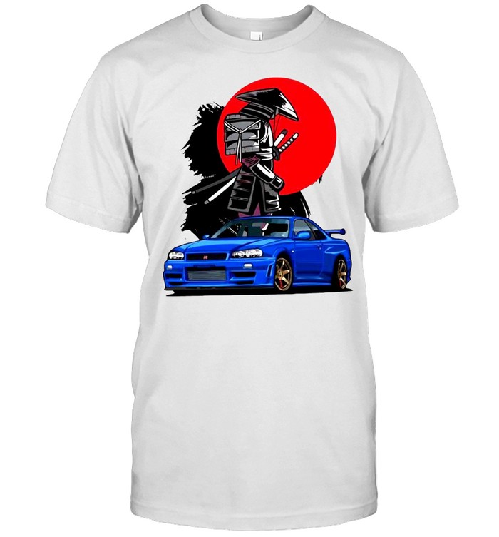 JDM Skyline 34 Car Tuning Japan Samurai Drift T-shirt