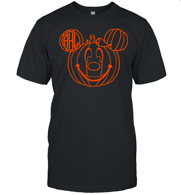 Mouse Pumpkin Monogram shirt Classic Men's T-shirt