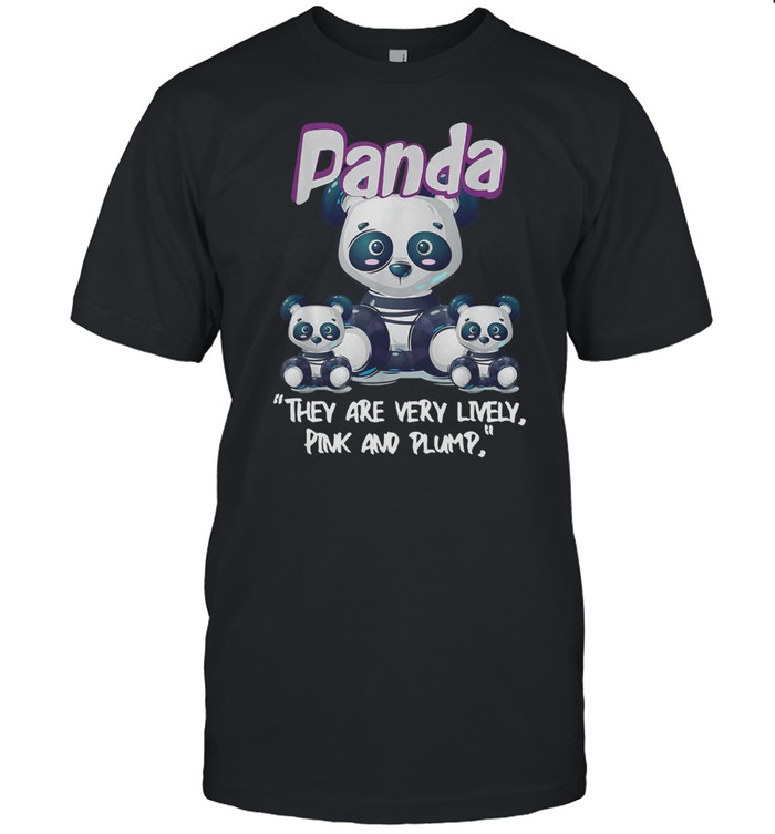 Panda with his New Little Pink And Plump T-shirt Classic Men's T-shirt