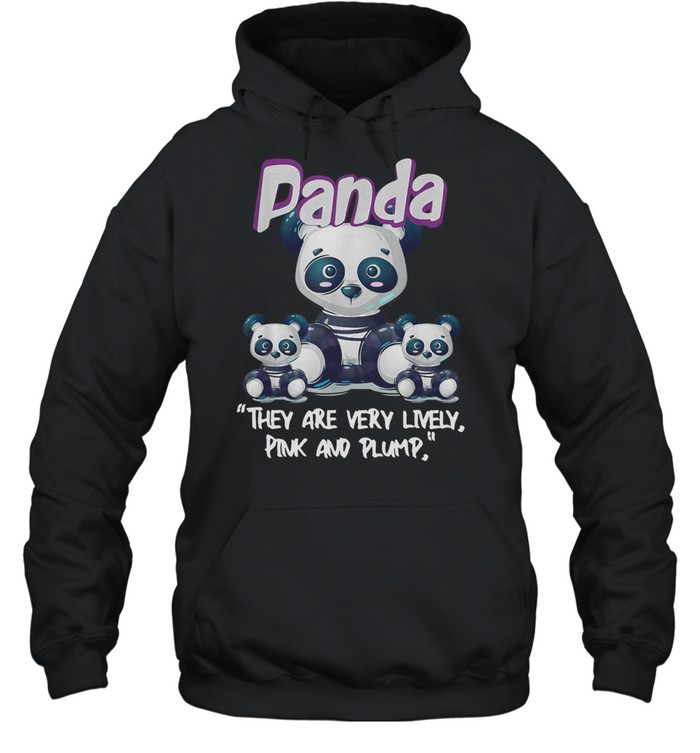 Panda with his New Little Pink And Plump T-shirt Unisex Hoodie
