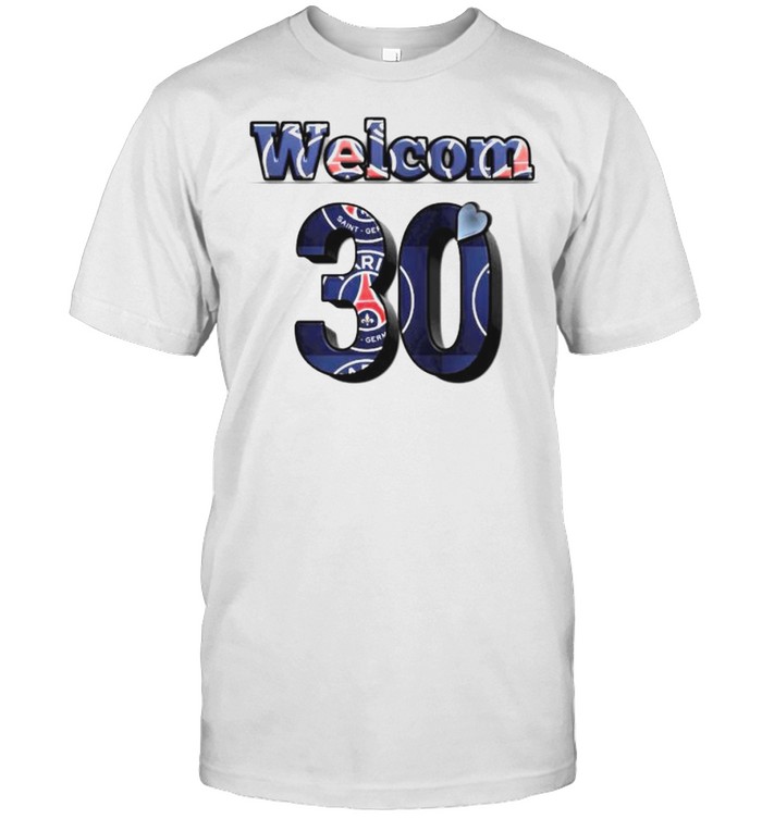Lionel Messi #30 welcome Paris Saint-Germain shirt Classic Men's T-shirt