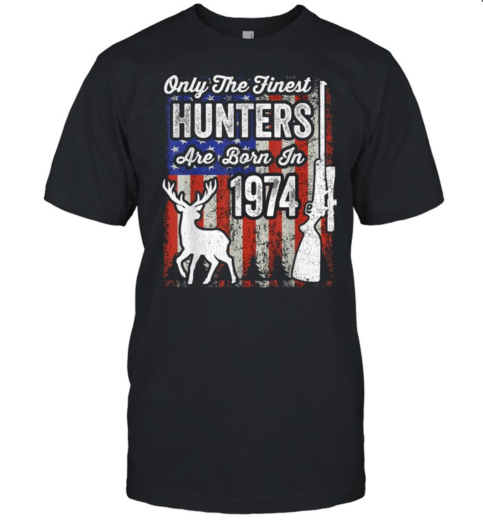 Mens 47 Year Old Birthday Hunter Deer Hunter 1974 Birthday shirt Classic Men's T-shirt