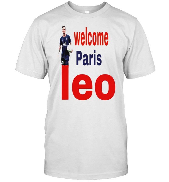 Welcome Paris Lionel Messi shirt Classic Men's T-shirt