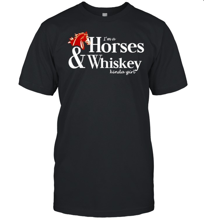 I’m a horses and whiskey kinda girl shirt Classic Men's T-shirt