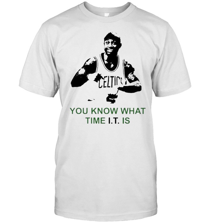 Isaiah Thomas you know what time it is shirt Classic Men's T-shirt