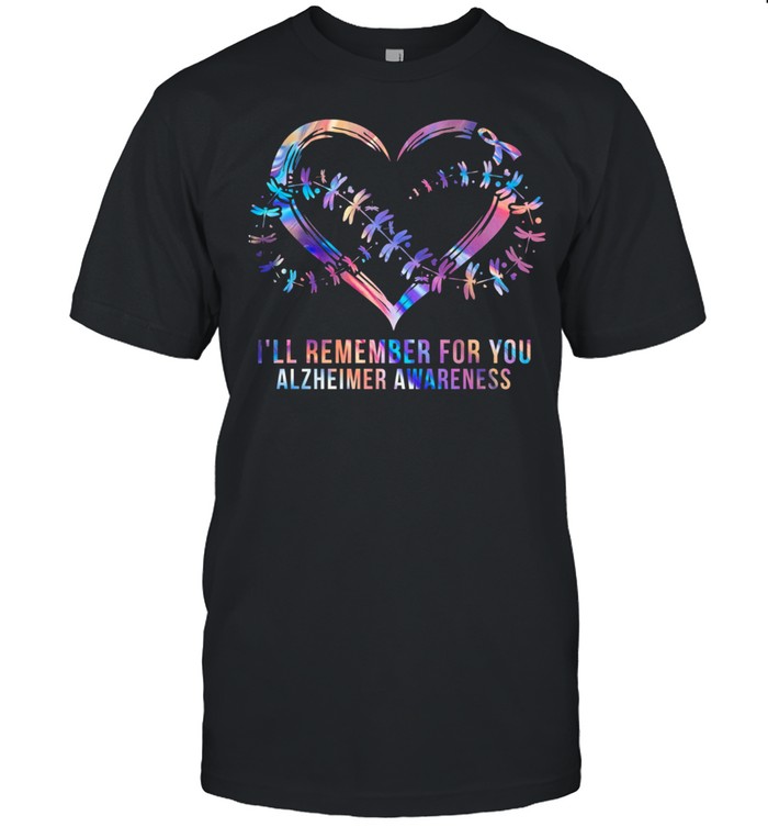 Heart Ill Remember For You Alzheimer Awareness shirt Classic Men's T-shirt