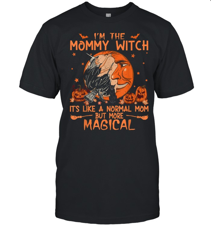 Retro Vintage Halloween Mommy Witch Ideas shirt