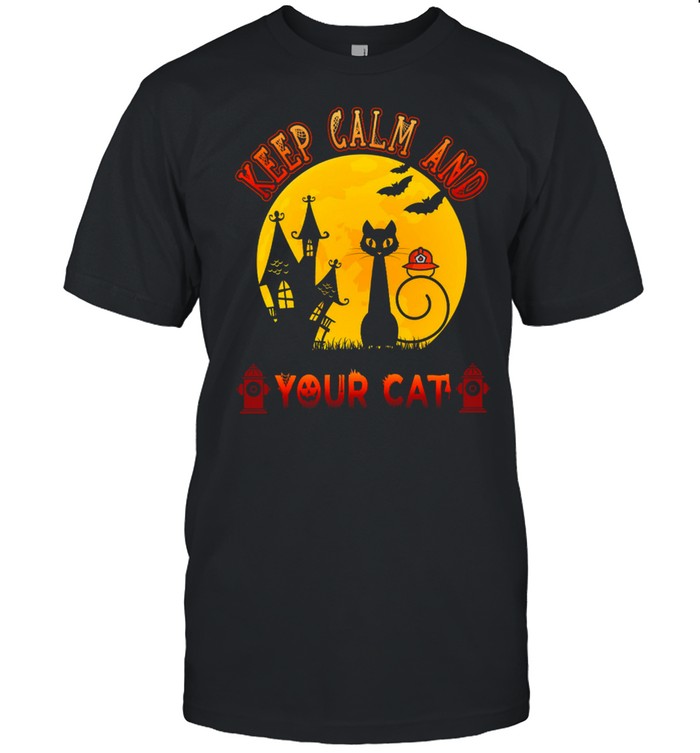 Keep calm and your cat shirt