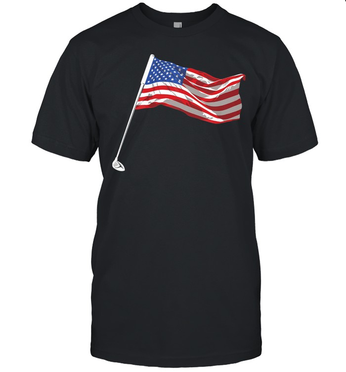 Golf American flag shirt Classic Men's T-shirt