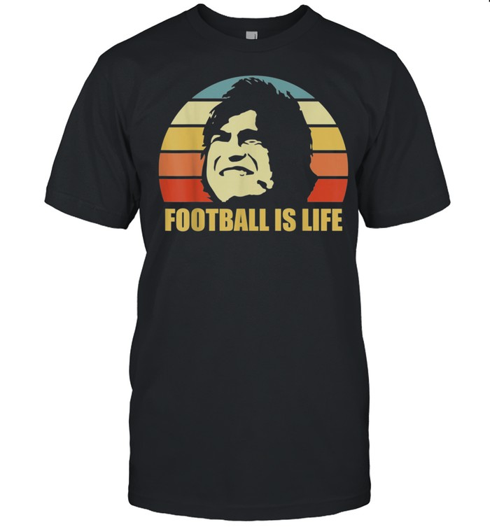 Football Is Life Football and Soccer Vintage Retro shirt Classic Men's T-shirt