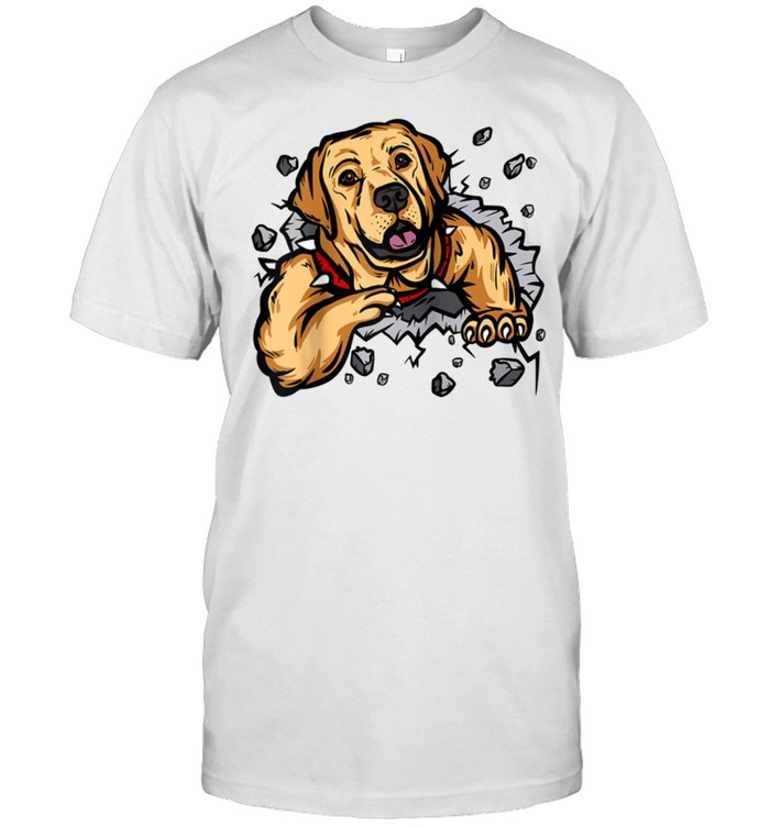 Labrador in Wall Dog Holder Idea, Stones shirt Classic Men's T-shirt