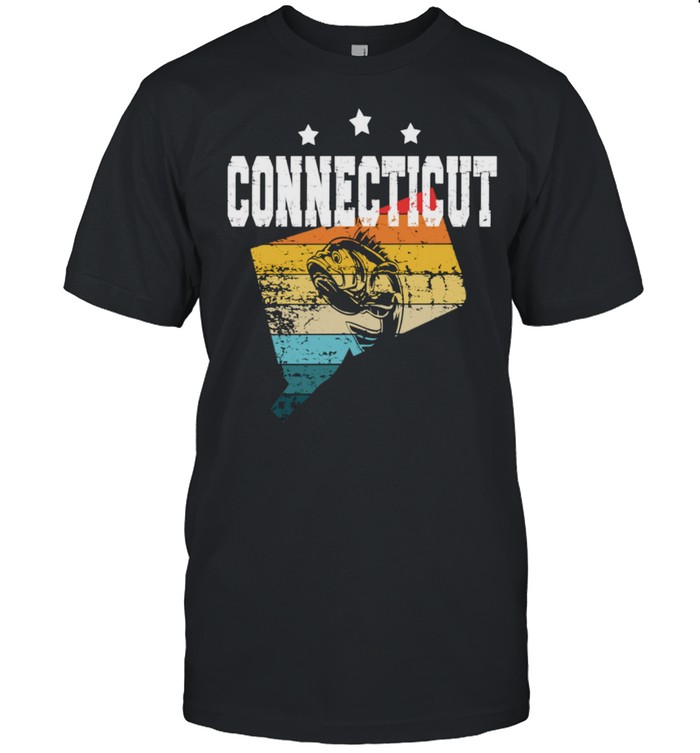 Retro Connecticut fishing shirt Classic Men's T-shirt