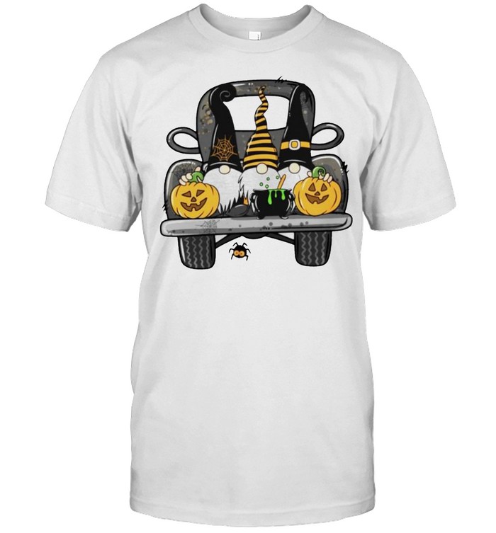Gnomies driving car Halloween shirt Classic Men's T-shirt