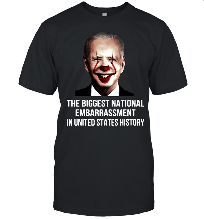 Pennywise Joe Biden The Biggest National Embarrassment In United States History  Classic Men's T-shirt