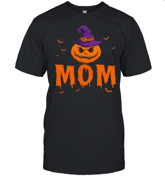 Pumpkin Witch Hat Mom Matching Family Halloween shirt Classic Men's T-shirt