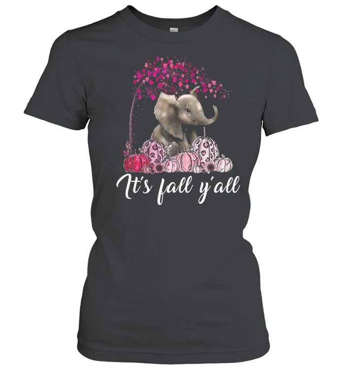 Elephant It’s Fall Y’all Halloween  Classic Women's T-shirt