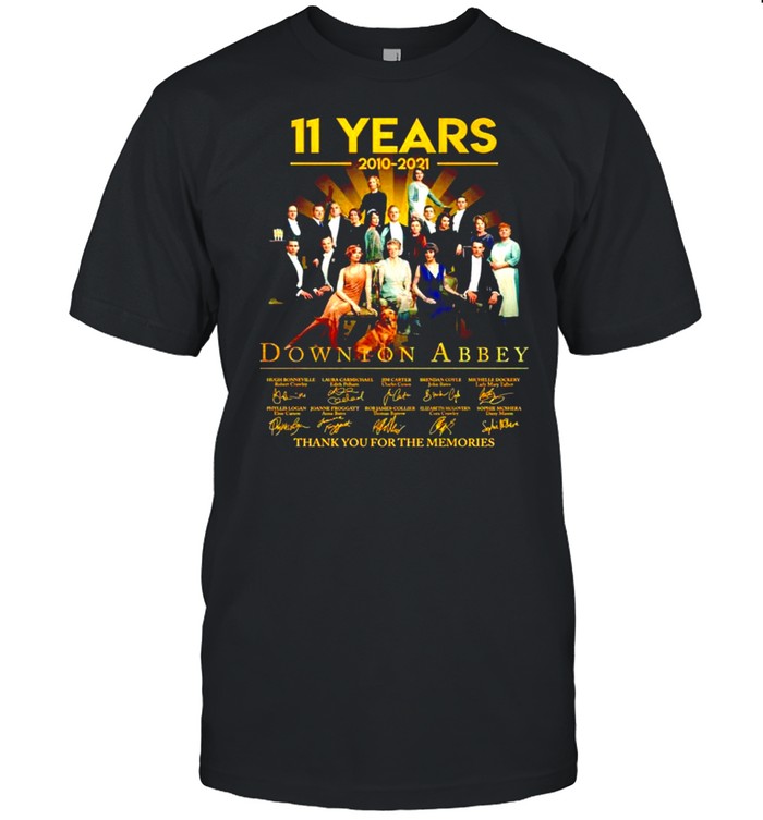 11 years 2010-2021 Downton Abbey signatures shirt Classic Men's T-shirt
