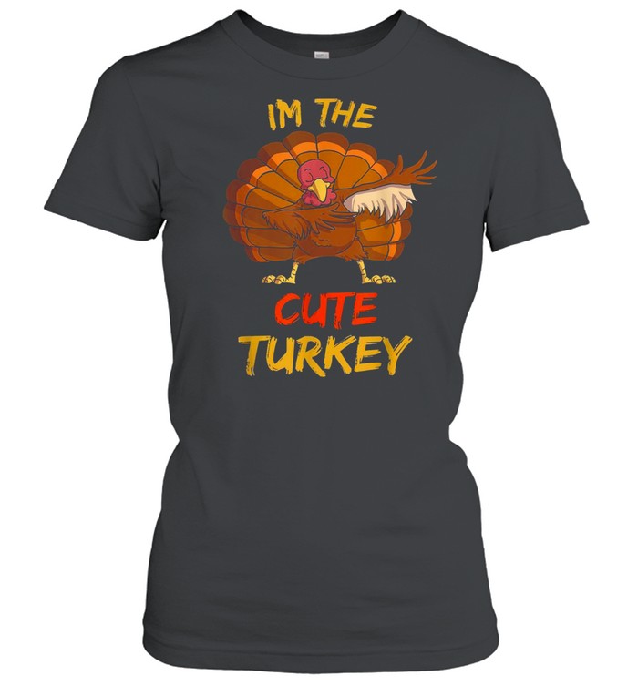 Turkey Matching Family Group Thanksgiving Party Pajama shirt Classic Women's T-shirt