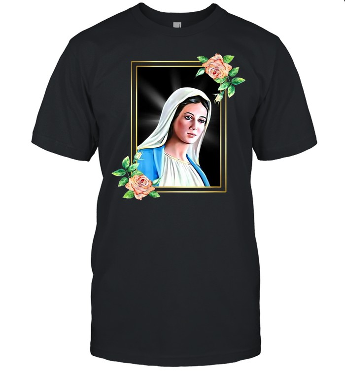 Blessed Holy Virgin Mary Catholic Costume Our Lady Mary T-shirt