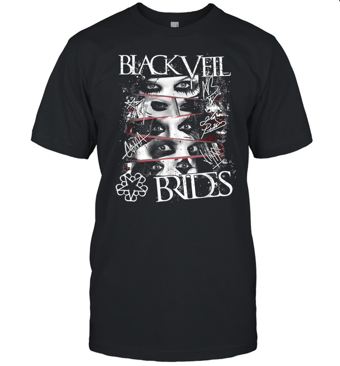 Vintage Blacks Veils Brides Art Band Music Legend shirt