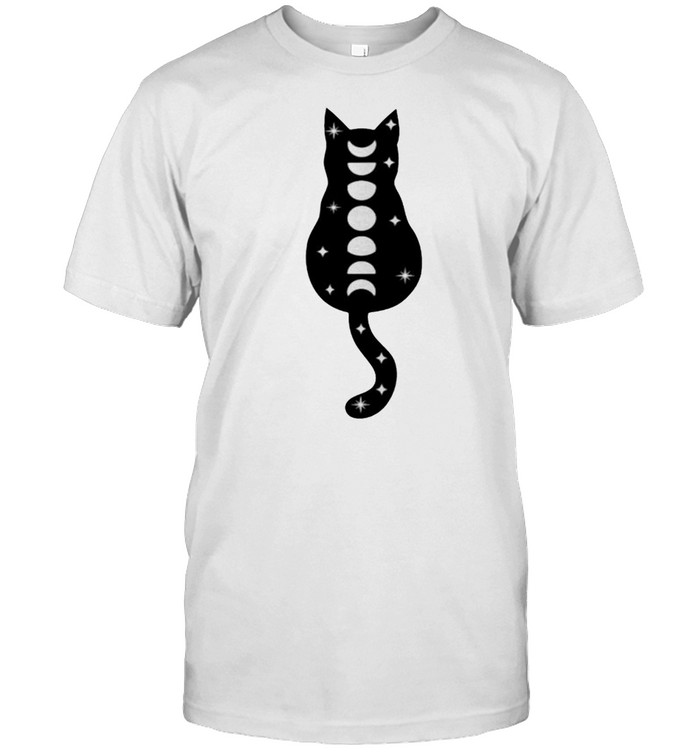 Cosmic cat moon phases shirt Classic Men's T-shirt