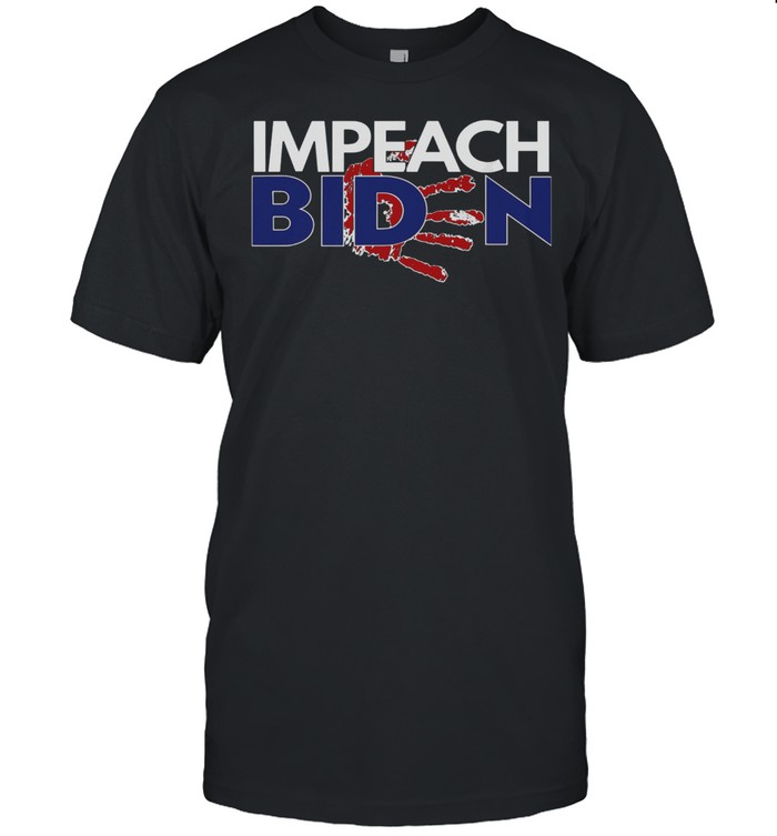 Impeach Biden Bloody Handprint Shirt