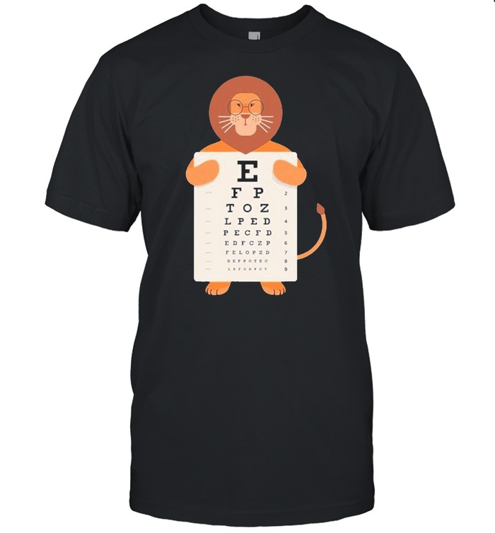 Lion Eye Chart Optometrist shirt Classic Men's T-shirt