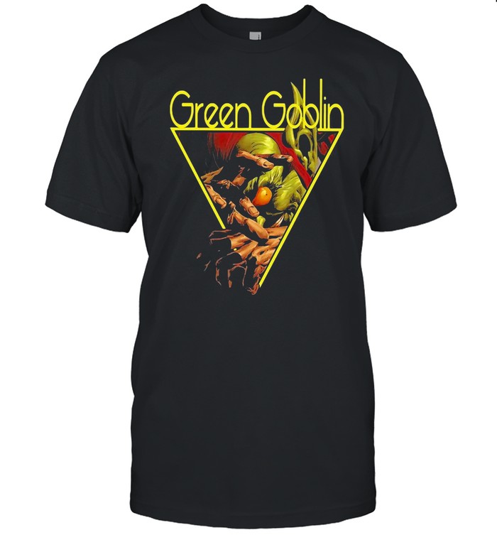 Marvel Green Goblin Triangle Portrait T-shirt Classic Men's T-shirt