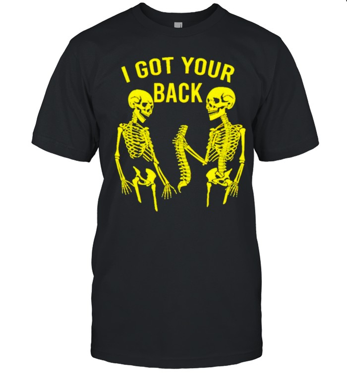 Skeleton I got your back Halloween shirt Classic Men's T-shirt