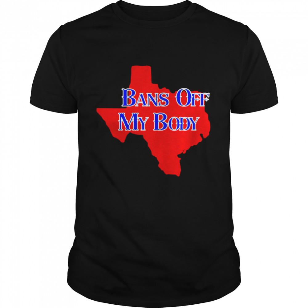 Texas bans of my body shirt Classic Men's T-shirt