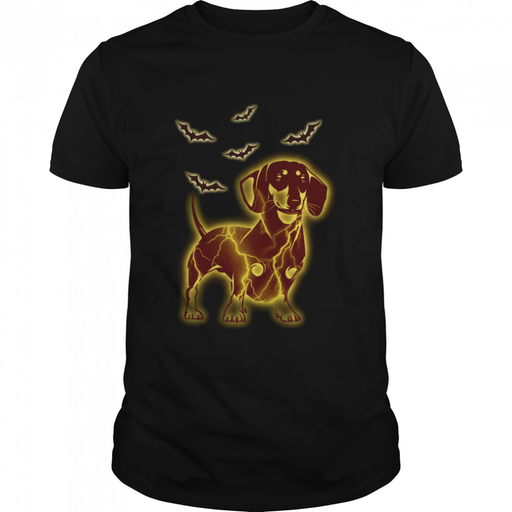 Dachshund Dog halloween shirt Classic Men's T-shirt