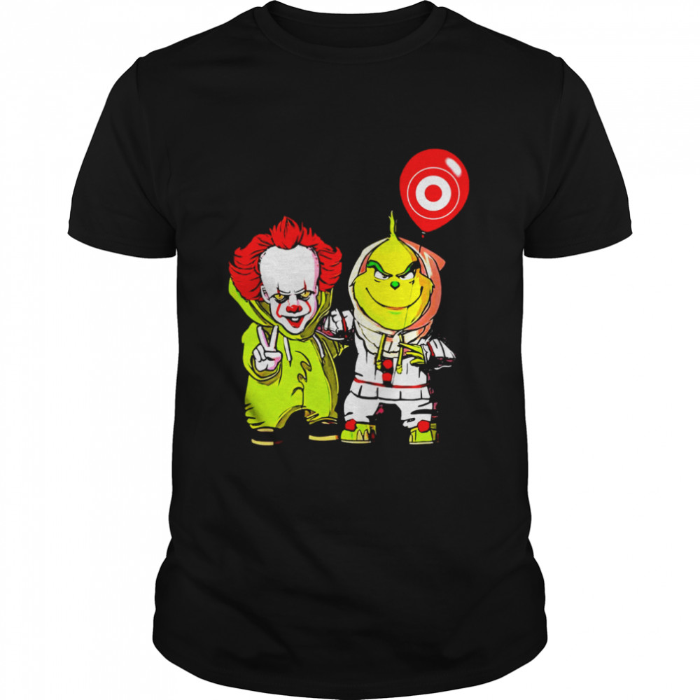 Friends Pennywise And The Grinch Balloon Target Logo Shirt