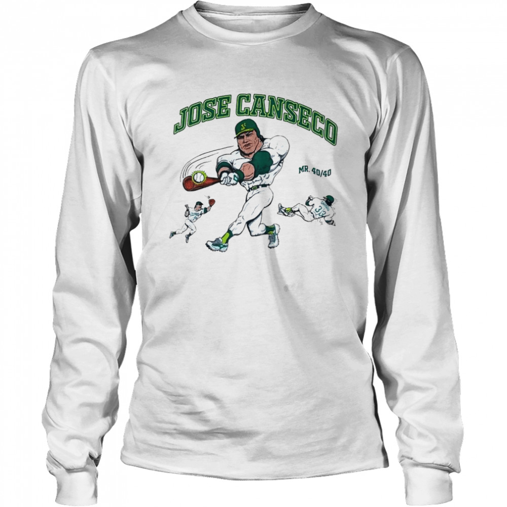 Jose Canseco Vintage Slugger shirt Long Sleeved T-shirt